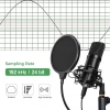Studyjny mikrofon kondens. USB 192 kHz/24-bitowy - zestaw [23050000781]